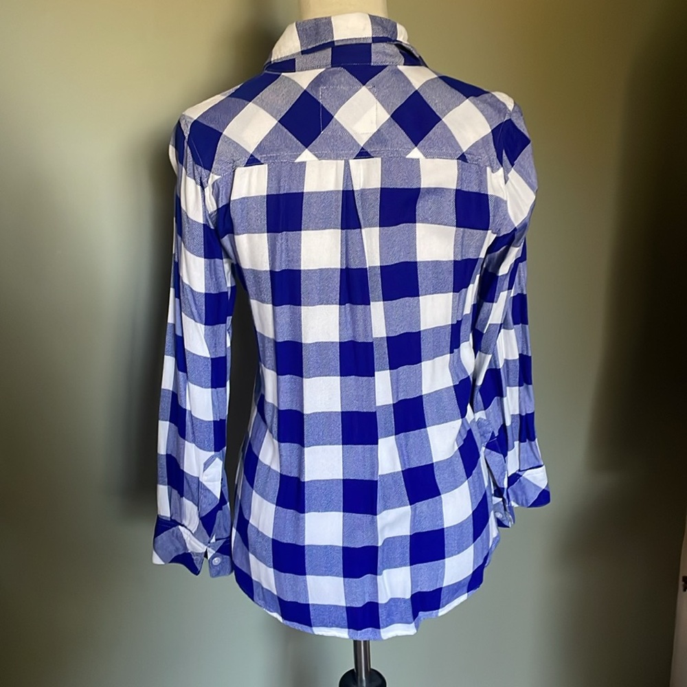 Rails Plaid Button Down Size M - image 3